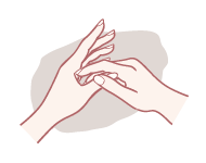 指緣指甲仔細塗枺